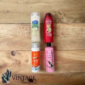 New! 4 Piece Suave, Yes to Carrots, Fructis & Infusium 23 Shampoo/Body Wash!